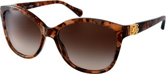 Dolce & Gabbana Dolce and Gabanna Brown Marble Sunglasses - Lyst