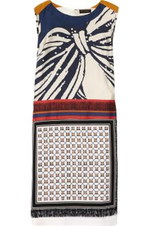 Vionnet Printed Silk Twill Dress - Lyst
