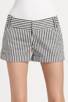 Alice + Olivia Cady Cuff Shorts - Lyst