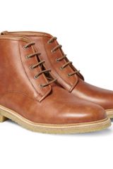 A.P.C. Crepesole Leather Boots