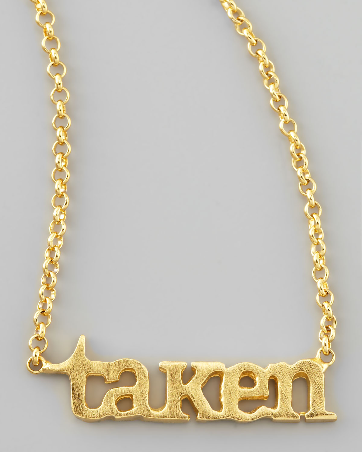 Dogeared Taken Chain Necklace in Gold Lyst