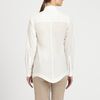 Donna Karan New York Paper Cotton Draped Tunic in White - Lyst