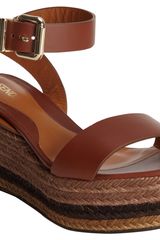 Fendi Espadrille Platform Wedge