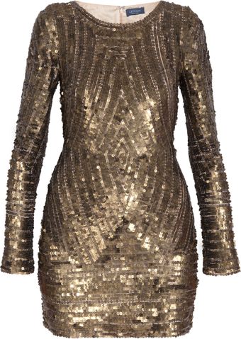 Gryphon Sequin Party Dress - Lyst