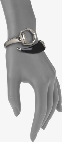 Gucci Horsebit Sterling Silver Bangle Bracelet - Lyst
