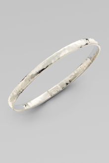 Ippolita Hammered Sterling Silver Bangle - Lyst