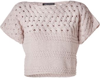 Iris Von Arnim Nude Cotton Short Pullover - Lyst