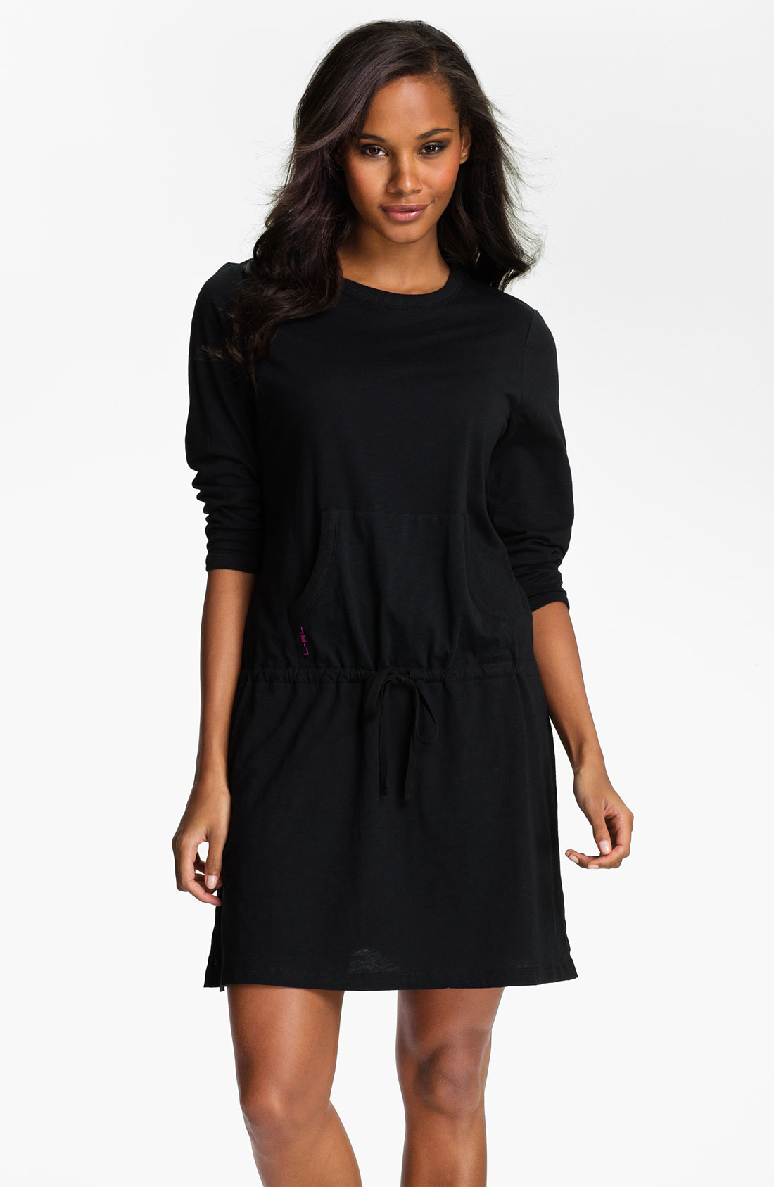 Lauren By Ralph Lauren Sleepwear Knit Lounge Dress in Black Lyst