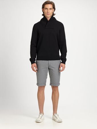 Michael Kors Shawl Collar Sweater - Lyst