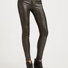 Rag & Bone Skinny Leather Jeansanthracite in Black (anthracite) - Lyst