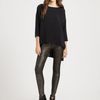 Rag & Bone Skinny Leather Jeansanthracite in Black (anthracite) - Lyst