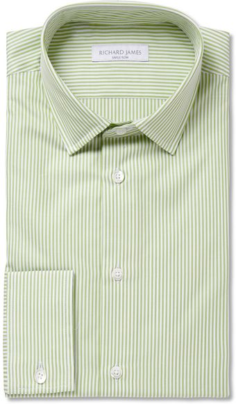 Richard James Bengal Stripe Cotton Shirt - Lyst