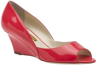 Rupert Sanderson Peep Toe Wedge - Lyst