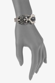 Stephen Webster Grey Cats Eye Quartz Crystal Sterling Silver Bangle Bracelet - Lyst