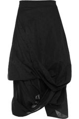Vivienne Westwood Anglomania Eight Asymmetric Cotton Midi Skirt