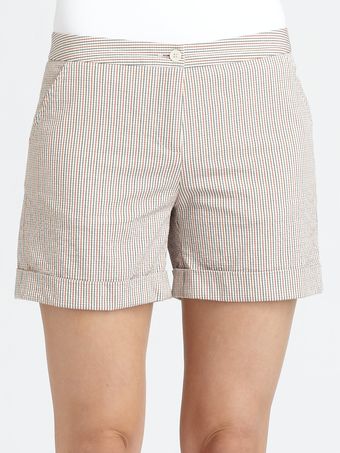 Boy by Band Of Outsiders Seersucker Shorts - Lyst