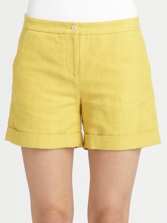 Boy by Band Of Outsiders Cuffed Shorts - Lyst