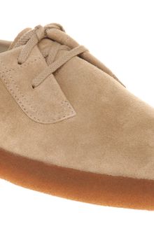 Clarks Ashcott Shoe Sand Suede - Lyst