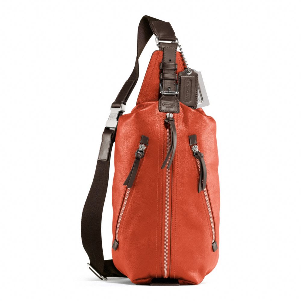 Coach Thompson Leather Sling Pack in Orange (persimmon) | Lyst