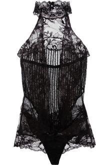 La Perla Baronessa Lace and Stretch Mesh Bodysuit - Lyst