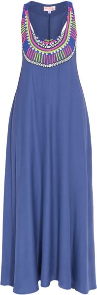 Mara Hoffman Beaded Modal Maxi Dress - Lyst