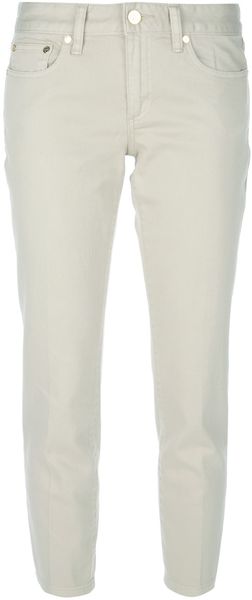 Tory Burch Cropped Jeans - Lyst