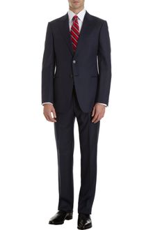 Armani Peeked Collar Gabardine Two-piece Suit - Lyst