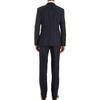 Armani Peeked Collar Gabardine Twopiece Suit in Black for Men - Lyst