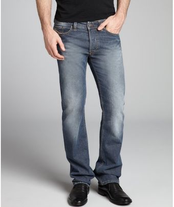 Diesel Grey Blue Denim Viker Regular Fit Jeans - Lyst