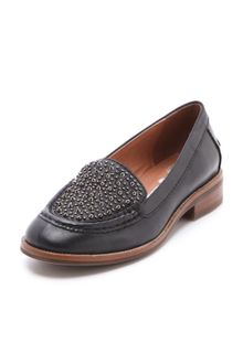 Jeffrey Campbell Pupil Mix Stud Loafers - Lyst