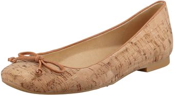 Stuart Weitzman Gon Cork Ballerina Flat - Lyst