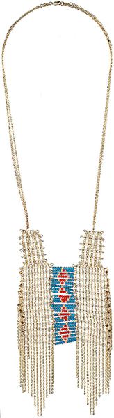 Topshop Earth Child Mega Necklace in Multicolor (multi) - Lyst