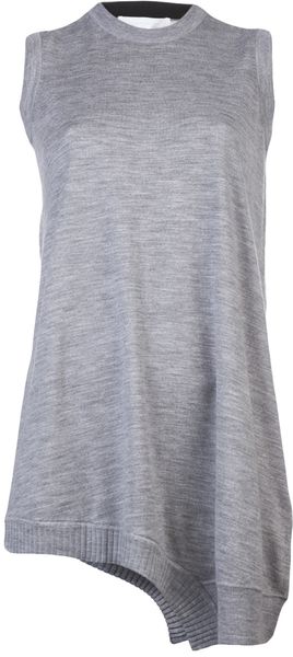 Alexander Wang Drapey Sleeveless Dress - Lyst