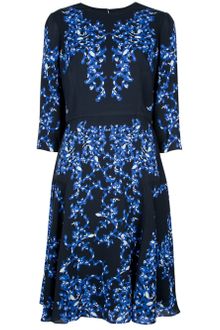Erdem Leaf Print Dress - Lyst