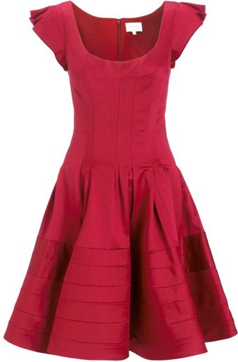 Zac Posen Flared Dress - Lyst