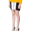 Zara Two Tone Combination Skirt in White (black) - Lyst