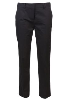 Jil Sander Navy Straight leg trousers - Lyst