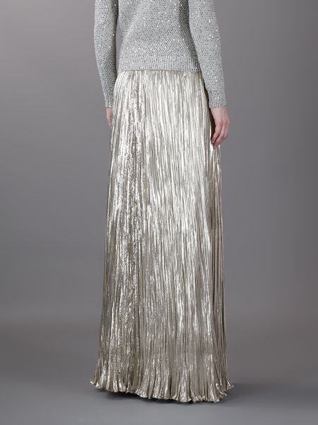 Silver Silk Skirt 25