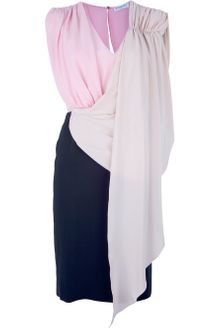 Vionnet Draped Ruffle Dress - Lyst