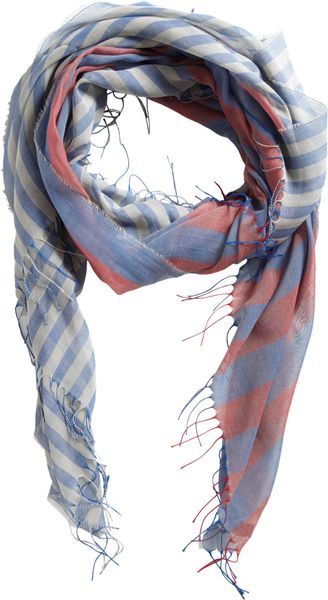 Acne Block Striped Scarf - Lyst