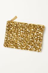 Anthropologie Faceted Infinity Pouch