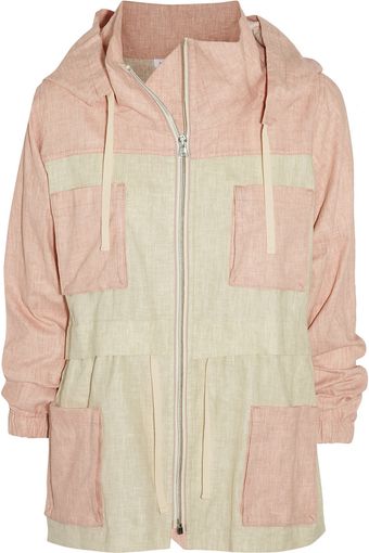 Etoile Isabel Marant Craig Coated Linenblend Hooded Jacket - Lyst