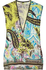 Etro Printed Silk Top