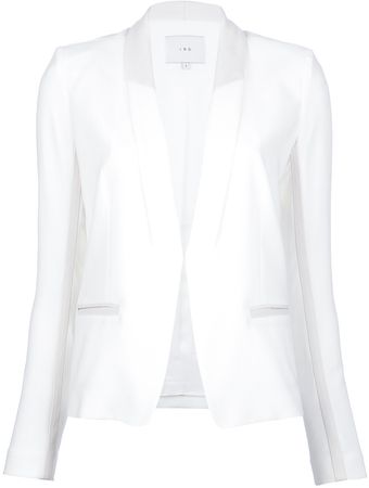 Iro Leather Detail Blazer - Lyst