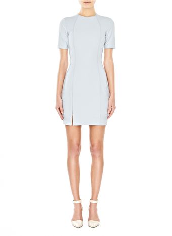 Alexander Wang Tech Suiting Short Sleevefitted Dress - Lyst