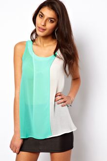 ASOS Collection Asos Vest with Double Layer Panels - Lyst