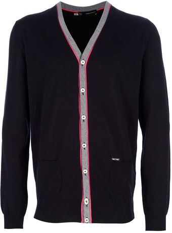 DSquared2 Vneck Cardigan - Lyst