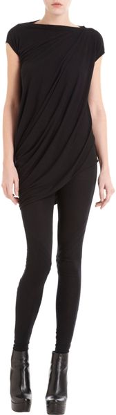 Rick Owens Lilies Stitch Detail Legging - Lyst