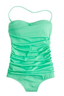 J.Crew Ruched Bandeau Tank - Lyst