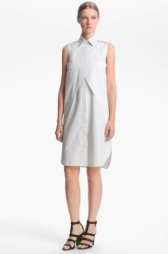 Alexander Wang Double Layered Shirt Dress - Lyst